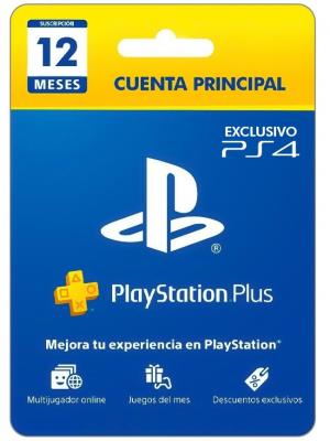PSN PLUS 12 MESES CUENTA PRINCIPAL PS4